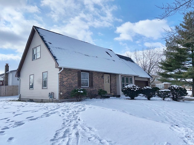 view of front of property