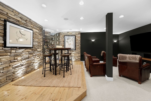 840 Chestnut St, Hinsdale, IL 60521 - dining area featuring recessed lighting