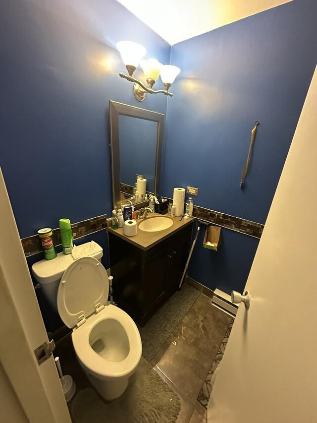 931 W Arquilla Dr Unit 316, Glenwood, IL 60425 - bathroom featuring vanity and toilet