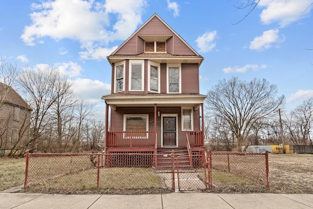 view of front of home featuring a porch