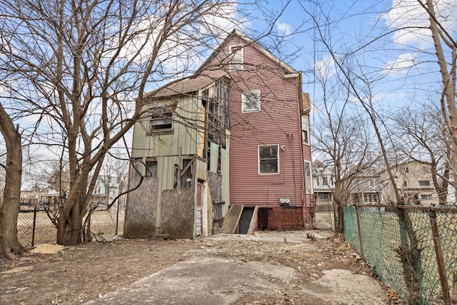 view of rear view of property