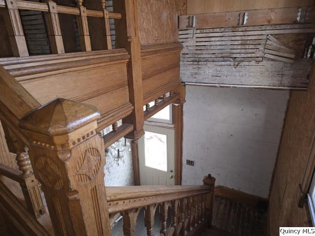 view of stairs