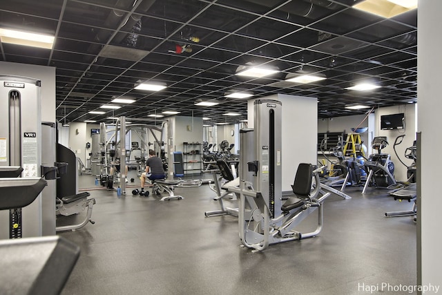 view of exercise room