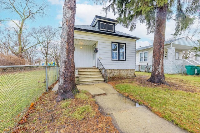 view of property exterior featuring a yard