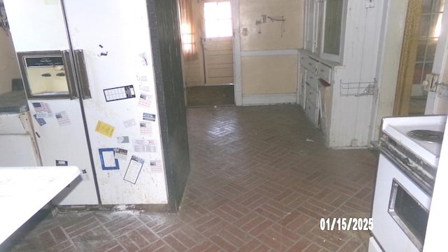 kitchen with white appliances