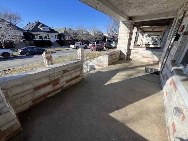 view of patio / terrace featuring covered porch