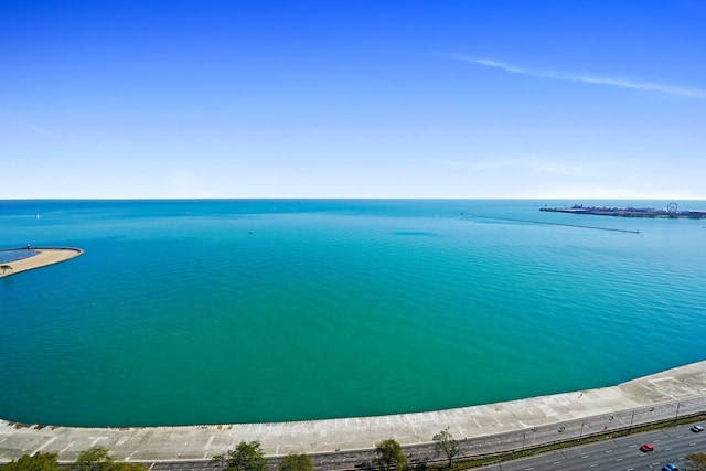 view of water feature