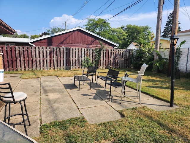 view of patio