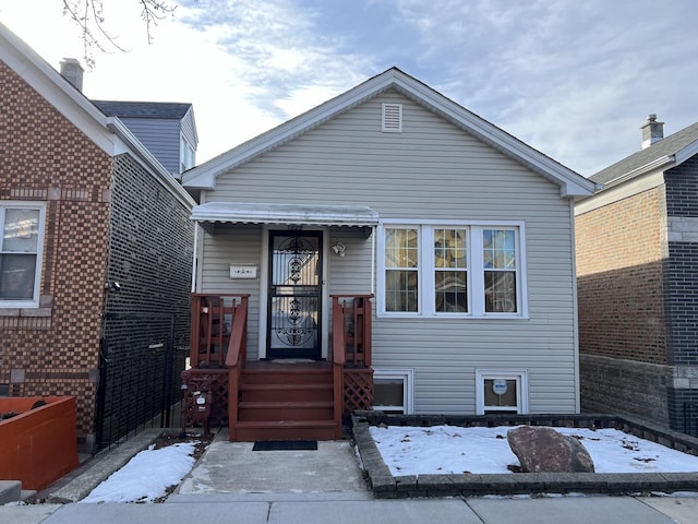 view of front of property