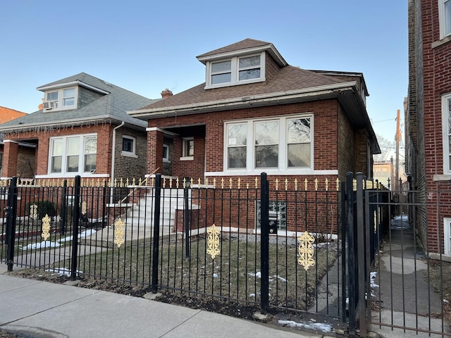 view of bungalow-style house