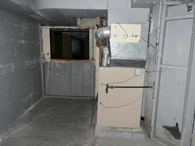 view of utility room