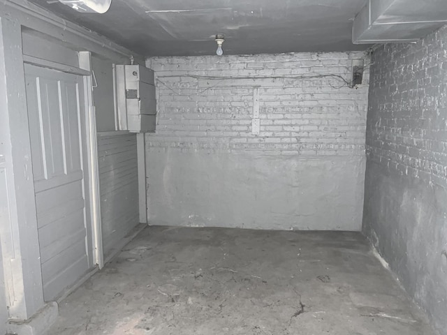 view of basement