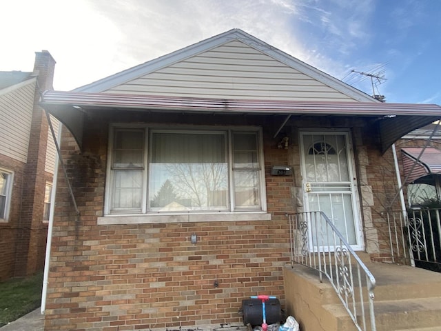 view of bungalow-style home