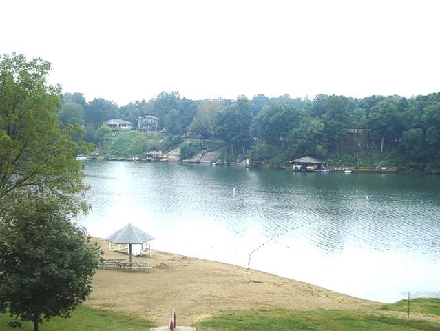 view of water feature