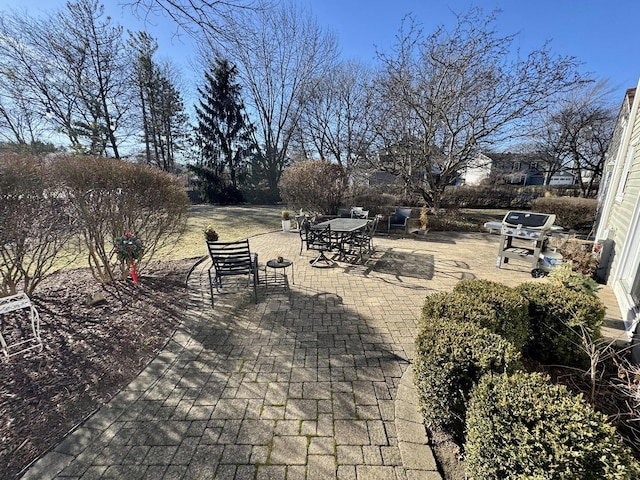 view of patio / terrace featuring outdoor dining area