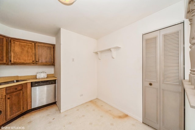 kitchen featuring sink and stainless steel dishwasher