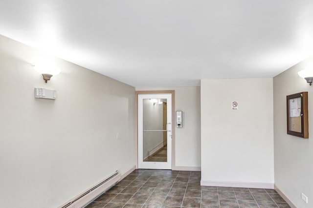 entrance to property with baseboard heating