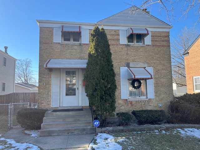 view of front of home