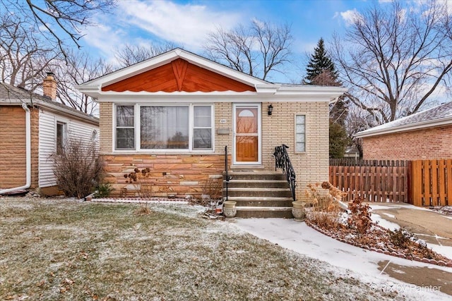 view of front of home