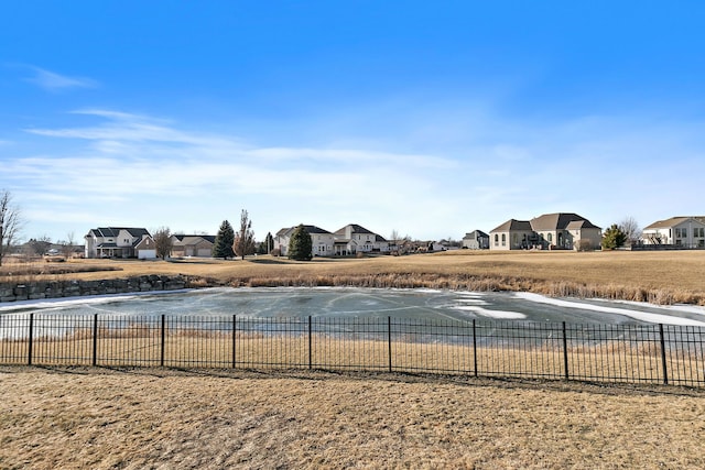 view of water feature