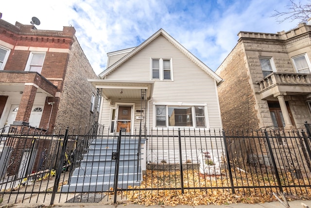 view of front of property