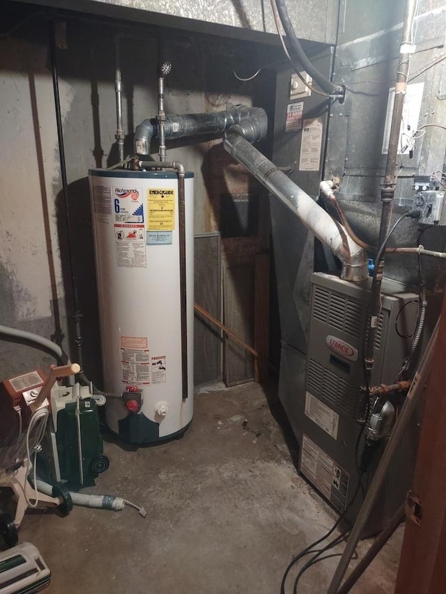 utilities with gas water heater