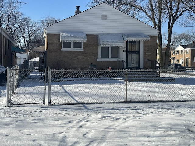 view of front of property