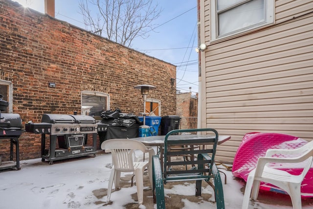 view of patio / terrace with grilling area