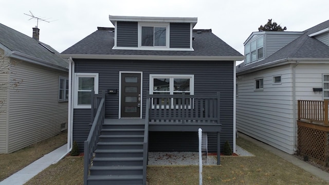 view of rear view of property