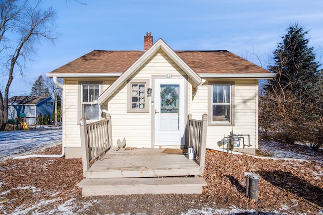 view of bungalow-style house