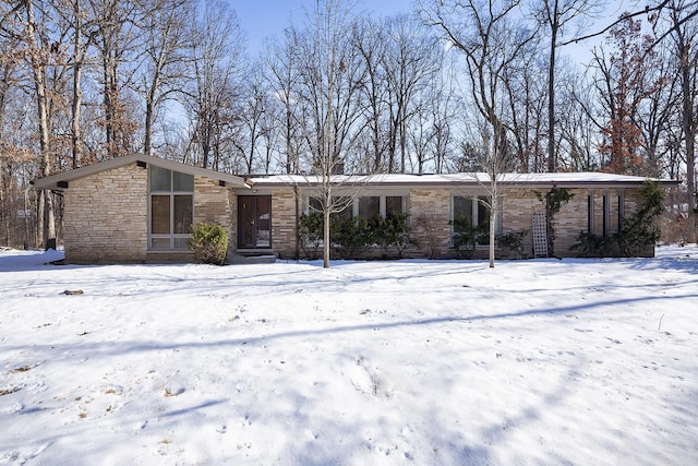 view of ranch-style home