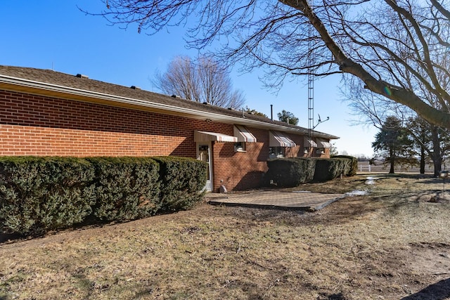 view of back of property