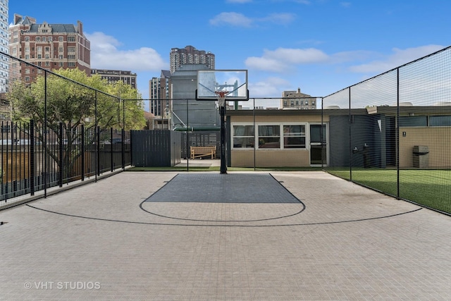 view of sport court