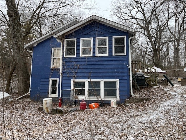 view of back of property