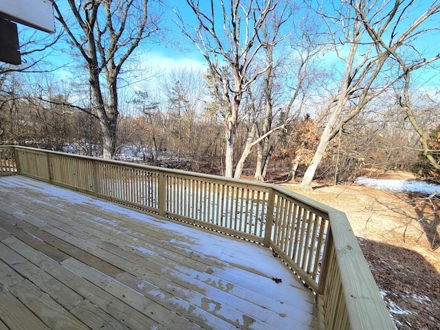 view of deck