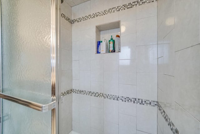 bathroom with walk in shower