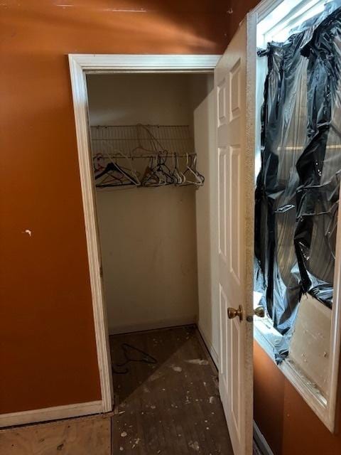 view of closet