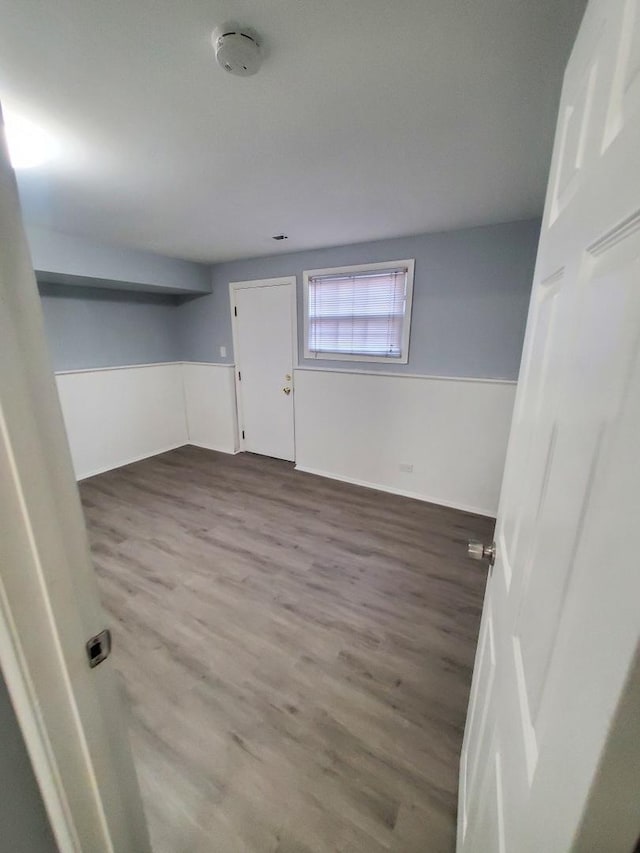 interior space featuring hardwood / wood-style floors