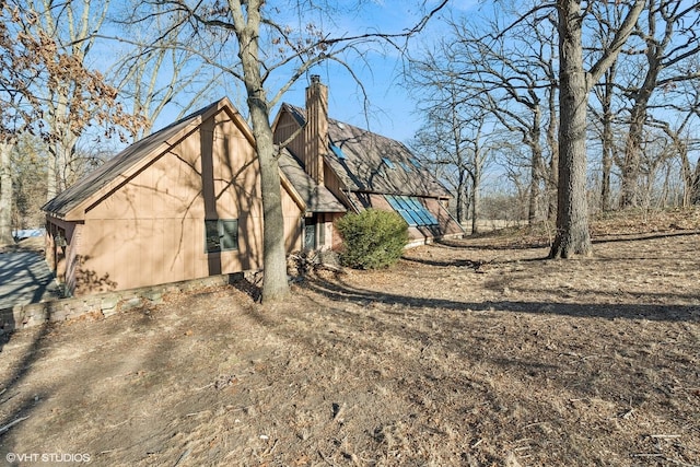 view of back of property