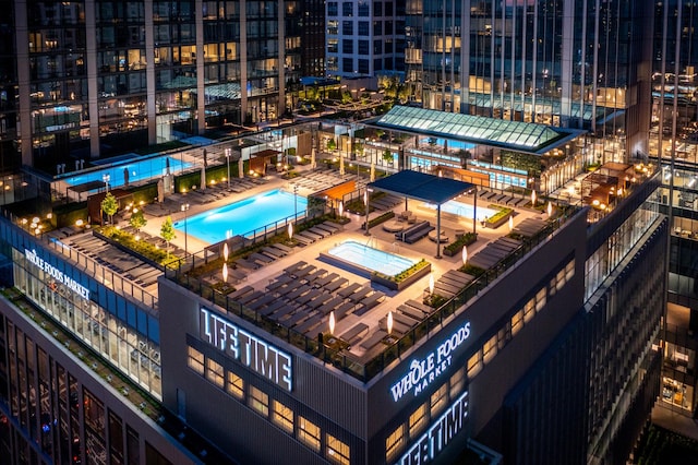14 W Superior St Unit 6900, Chicago, IL 60654 - drone / aerial view