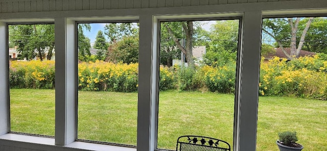 entryway with a wealth of natural light