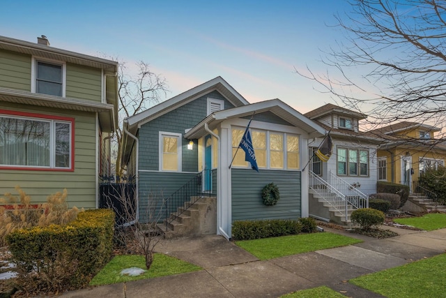 view of front of home