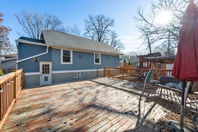 view of deck