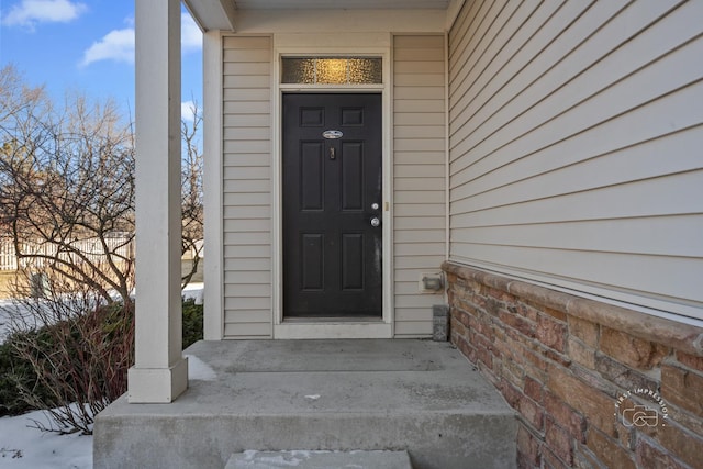 view of entrance to property