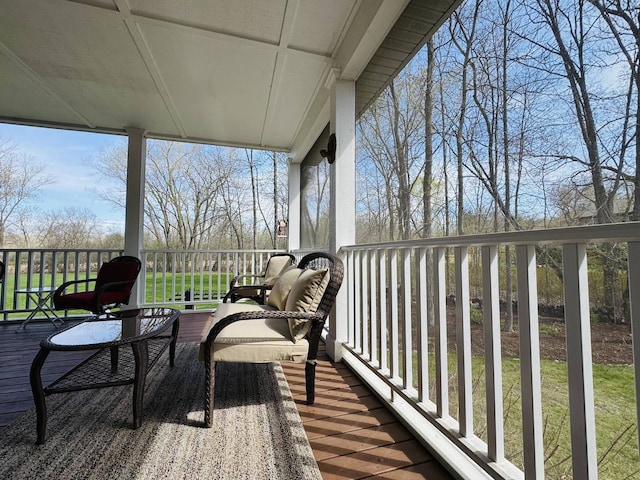 exterior space with covered porch
