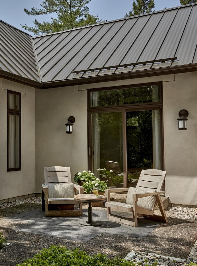 view of patio / terrace featuring an outdoor hangout area