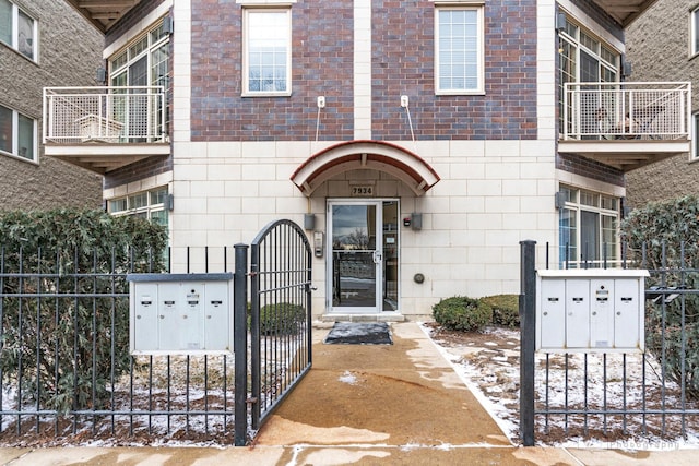 view of entrance to property