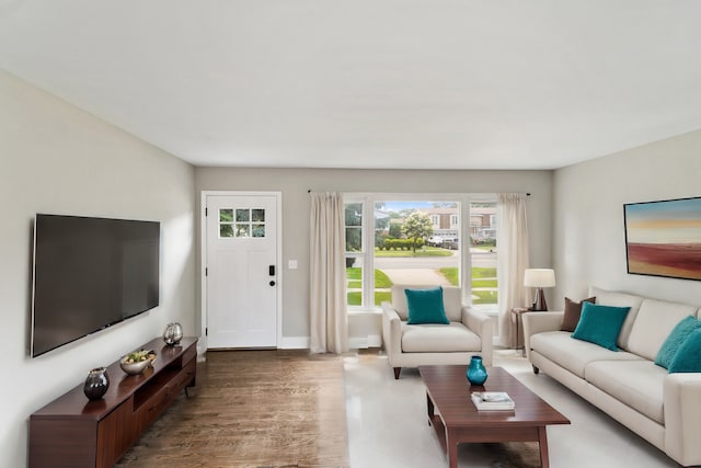 view of living room