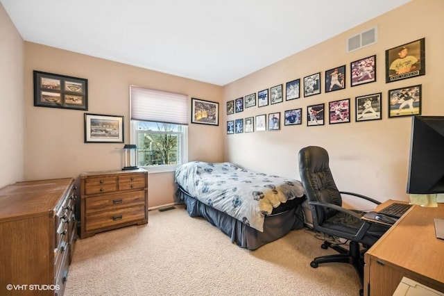 276 Stanton Dr, Buffalo Grove, IL 60089 - bedroom with light carpet and a desk