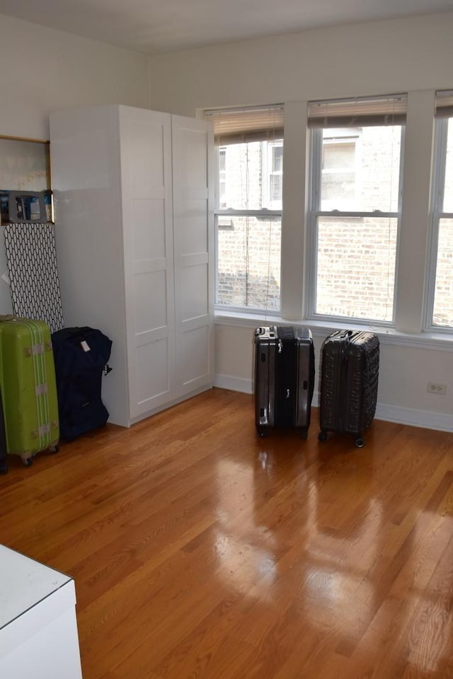 interior space featuring hardwood / wood-style floors